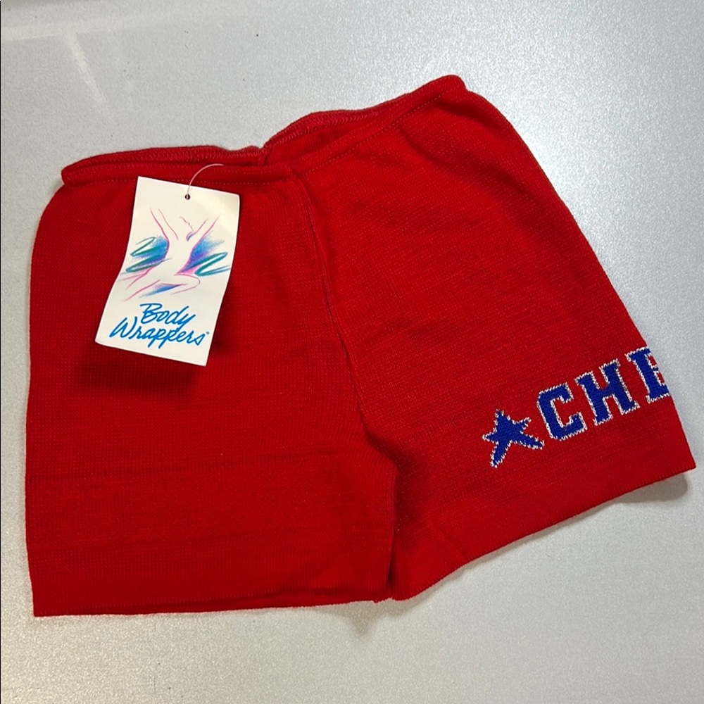 Body Wrappers Kids Red Cheer Shorts